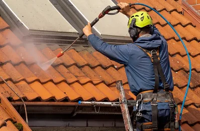 Démoussage et hydrofuge de toiture à Aincourt